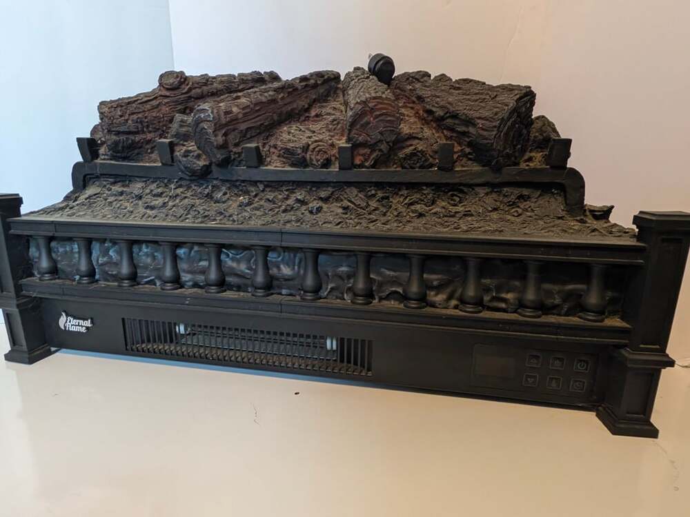 Eternal Flame Electric Fireplace Insert Black